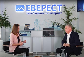 Відеоінтервю з президентом ТРК Еверест